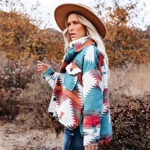 VICI “Wyoming Sunsets” shacket